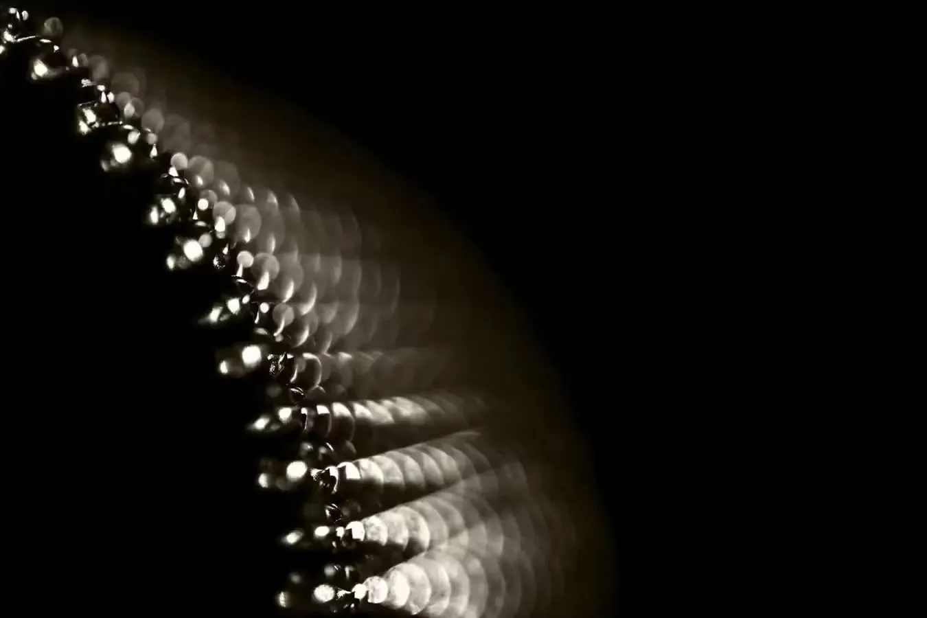 Abstract bubbles in the dark