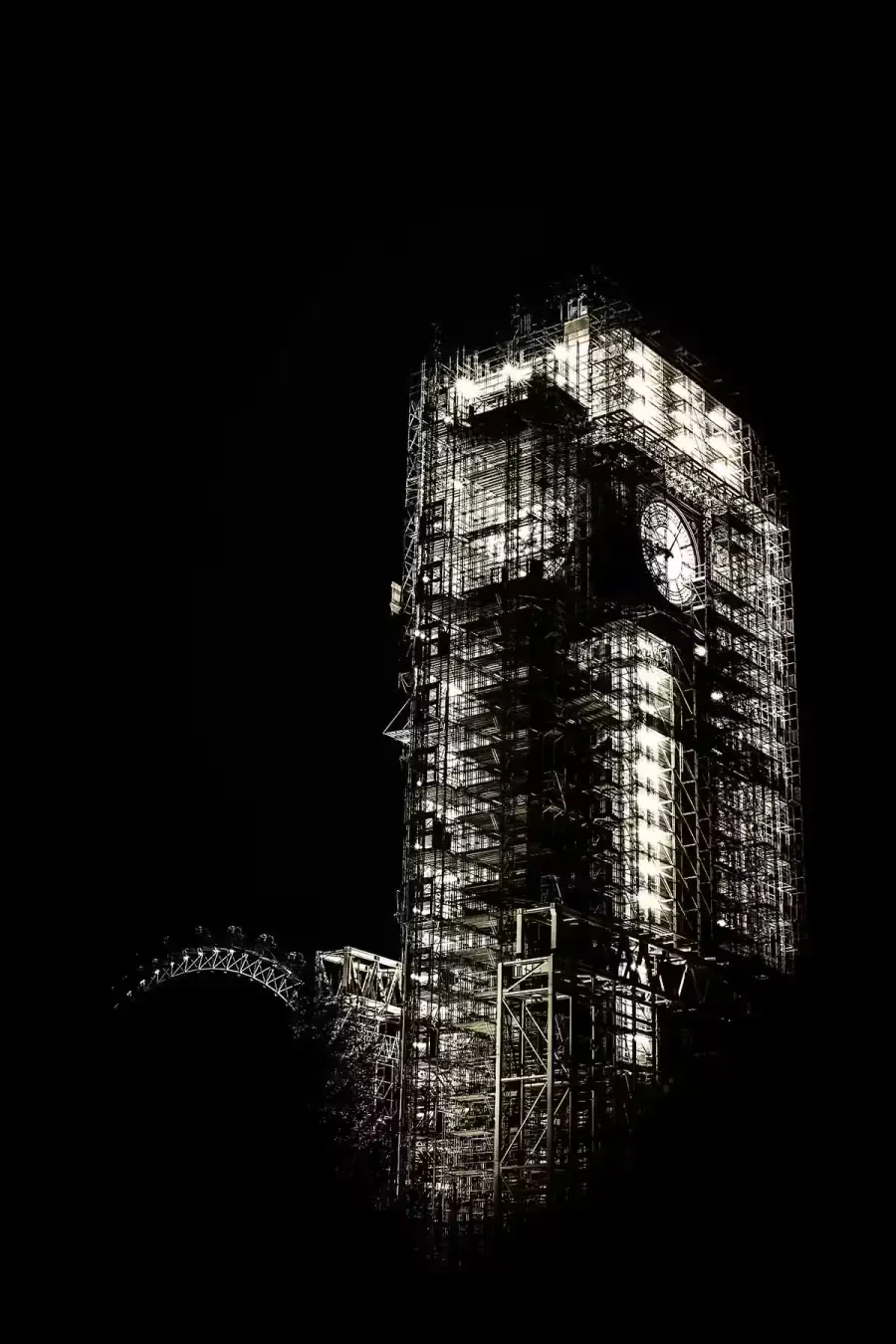 Big Ben under construction