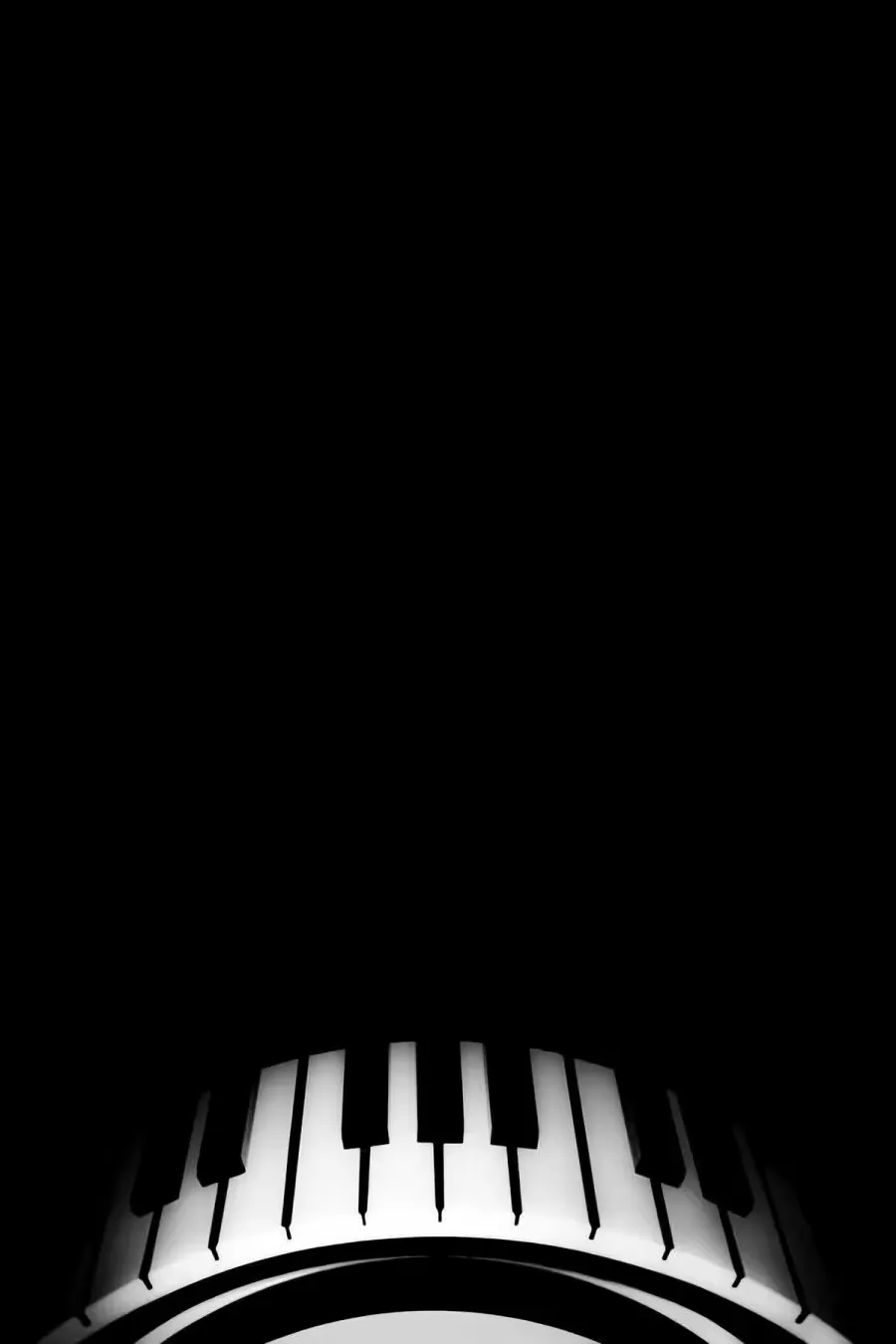 Distorted piano keys