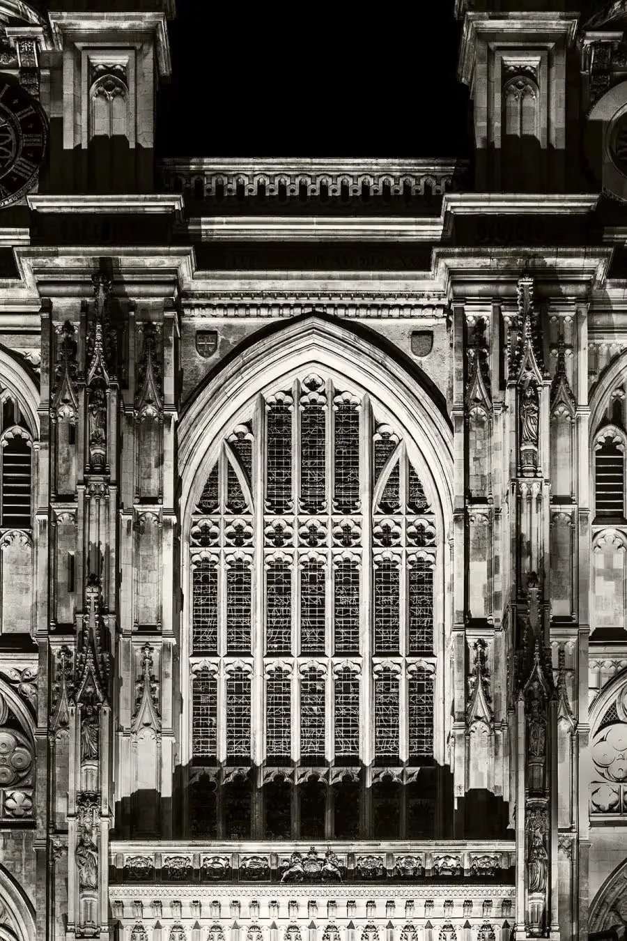 Side of Westminster Abbey, London