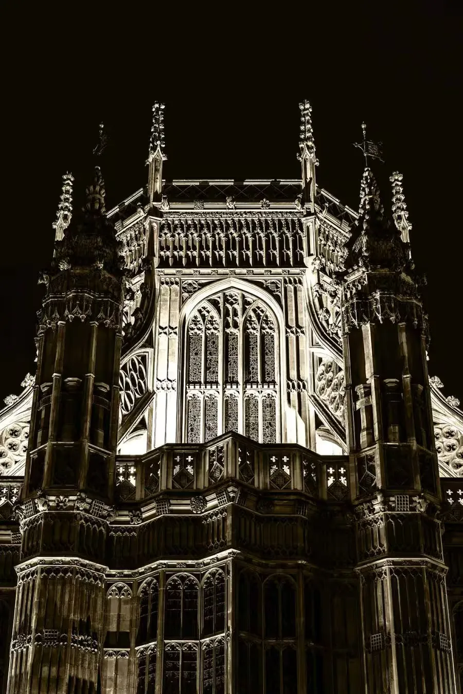 Westminster Abbey viewed from the side