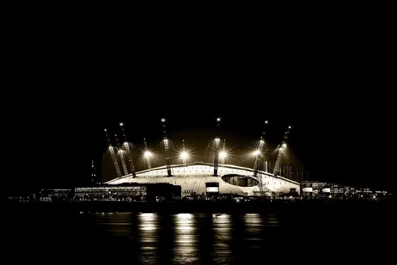 O2 Arena from a distance