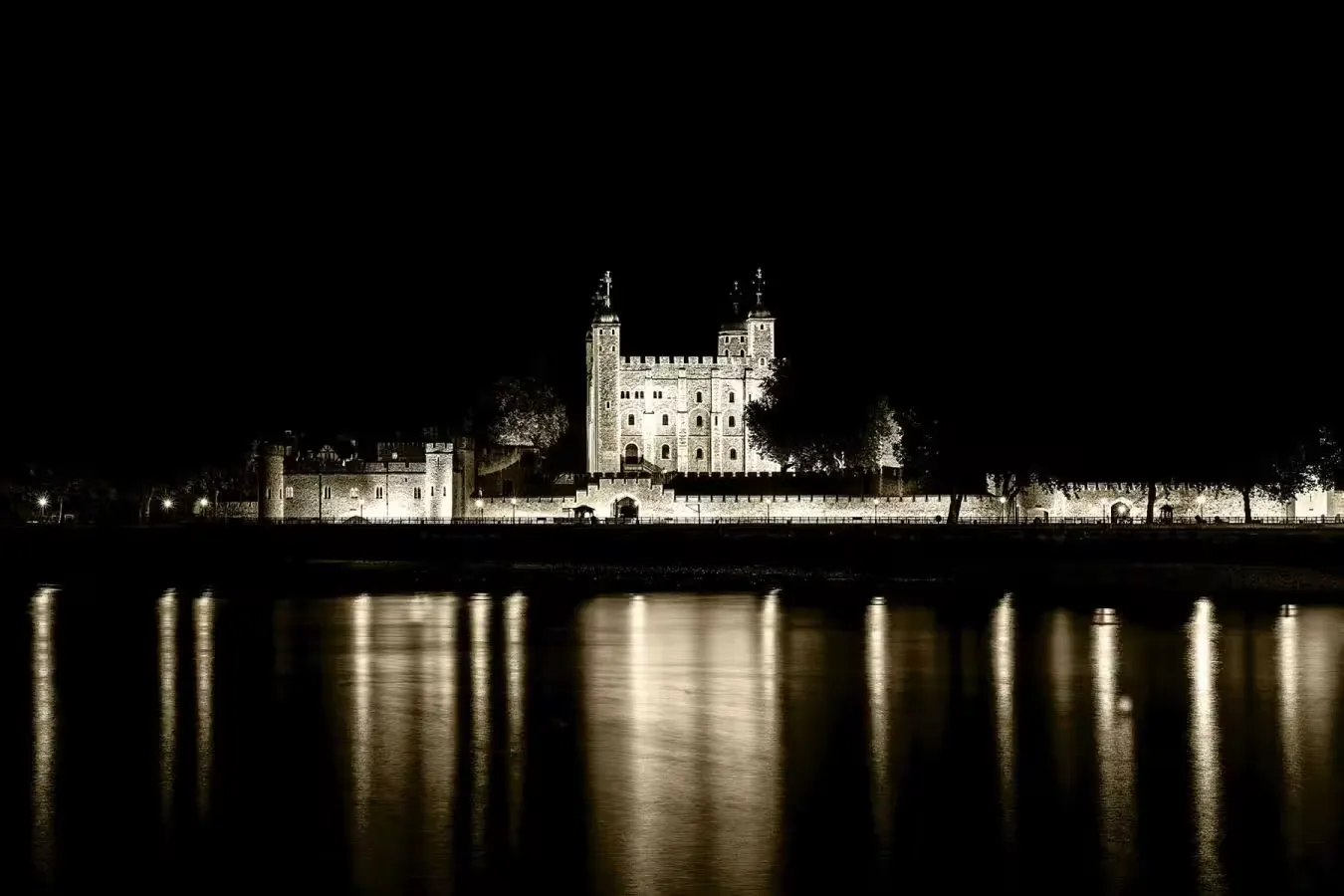 Tower of London at night