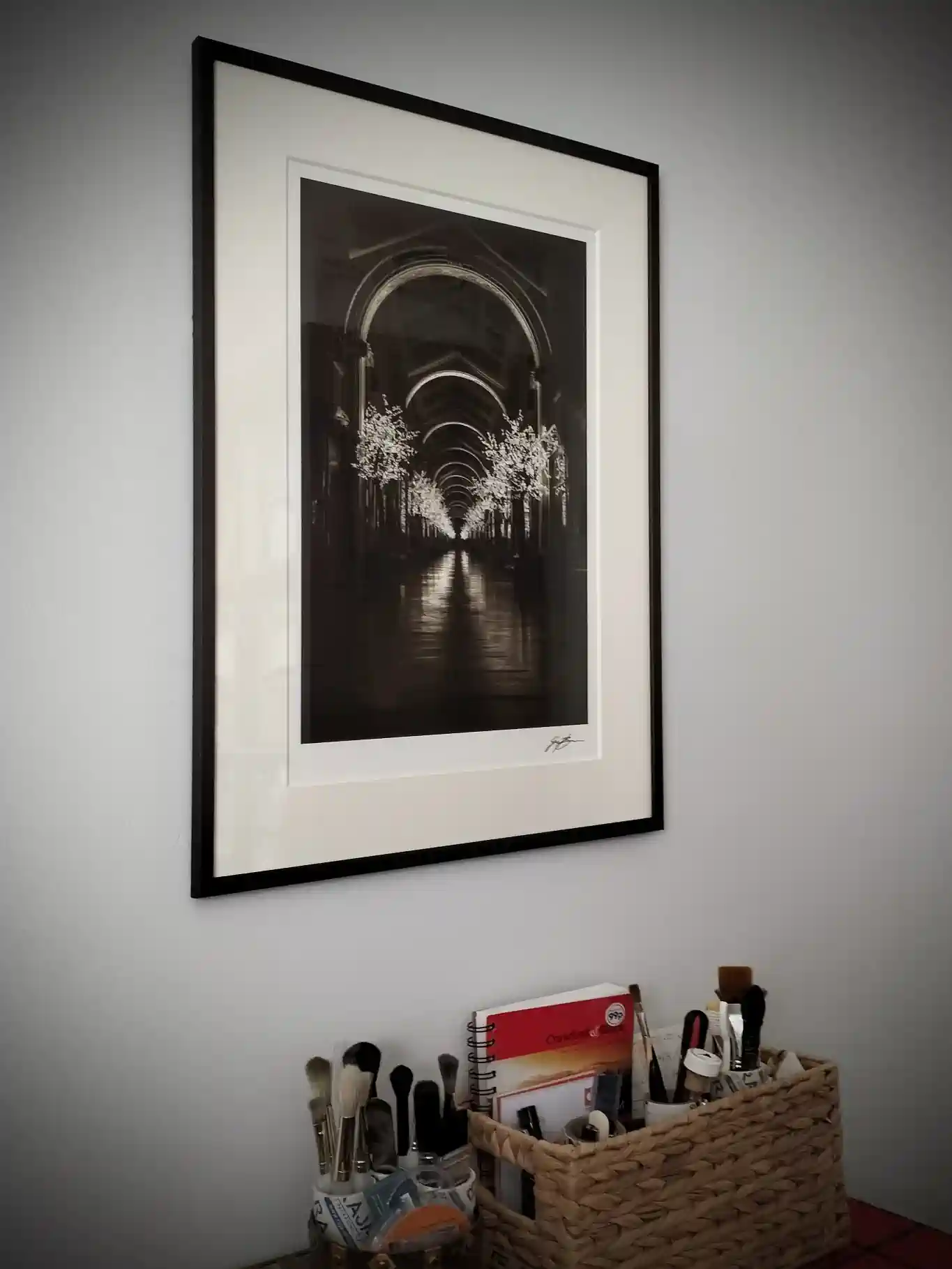 Framed photo of Burlington Arcade