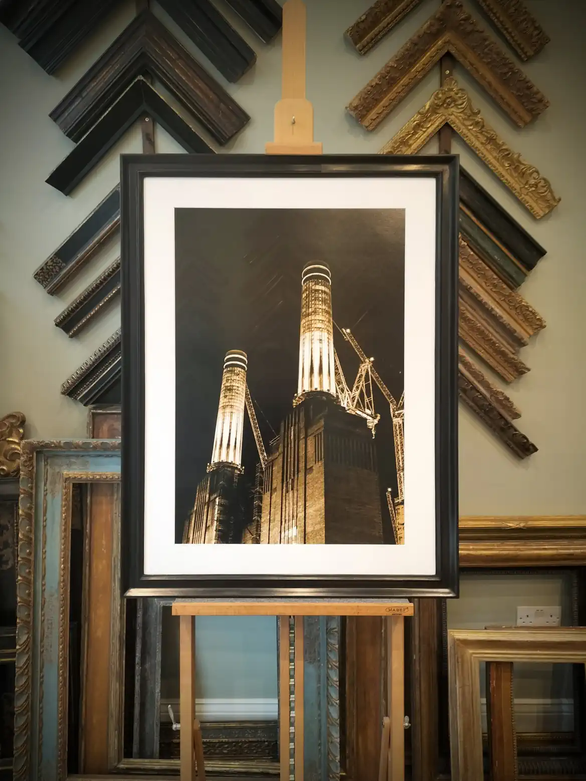 Framed photo of the Battersea Power Plant